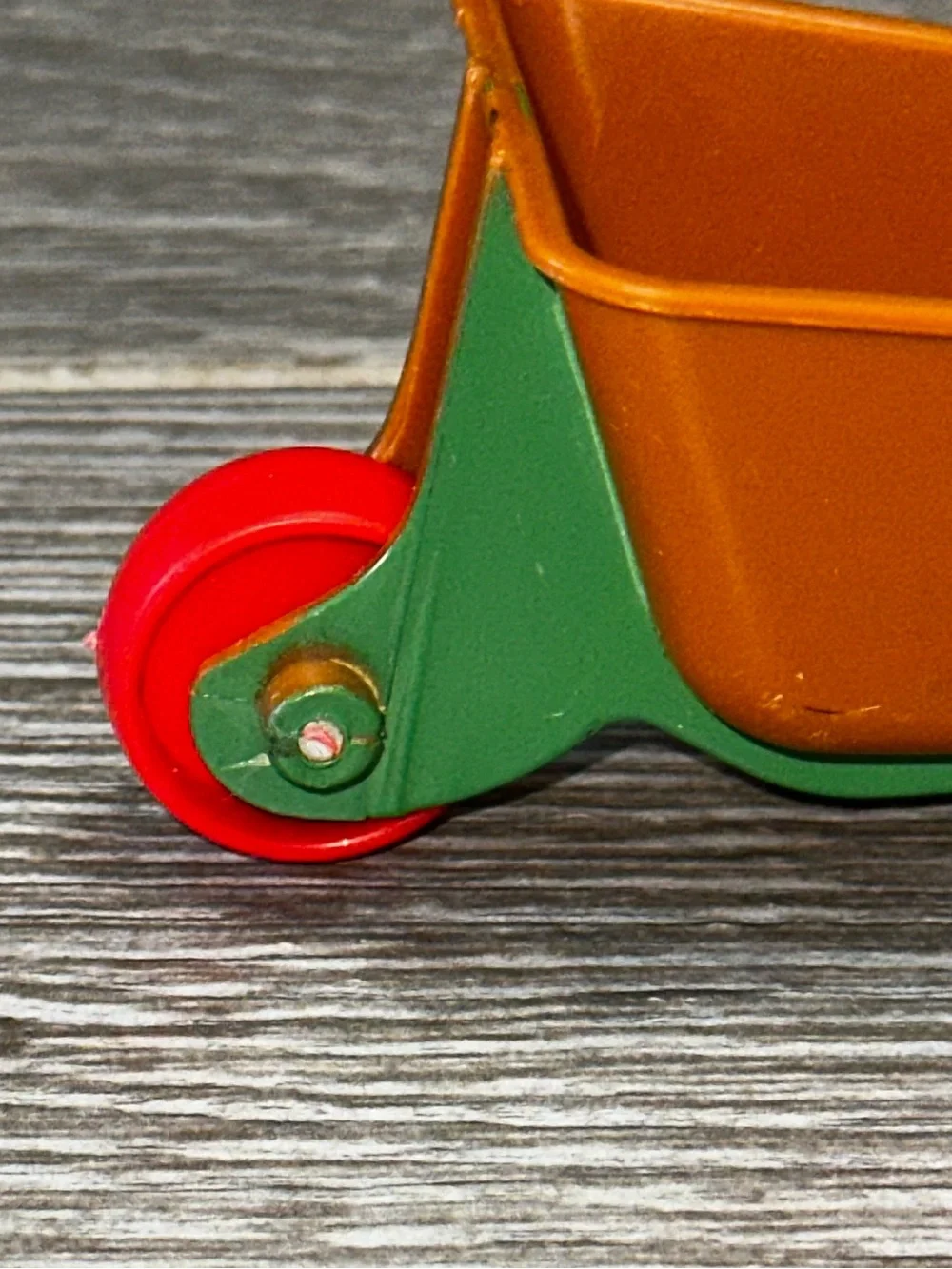 Playmobil brown wheelbarrow